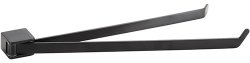 Полотенцедержатель Bemeta ORGANIC BLACK 167004100, черный матовый