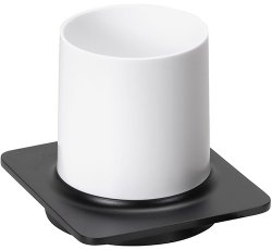 Стакан Bemeta ORGANIC BLACK 167111010, черный матовый