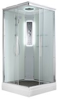 Душевая кабина AvaCan K2010LED 100x100 с гидромассажем