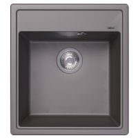 Кухонная мойка ABBER Quarz AQ2901G 46x51 из кварцевого композита, серый
