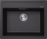 Кухонная мойка ABBER Quarz AQ2902B 60x51 из кварцевого композита, черный