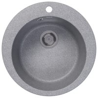 Кухонная мойка Dr. Gans Гала 25.010.B0510.408 51x51 из искусственного камня, серый