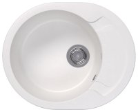 Кухонная мойка Dr. Gans Берта 25.040.B0580.401 58x47 из искусственного камня, белый