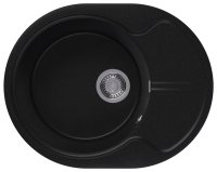 Кухонная мойка Dr. Gans Берта 25.040.B0620.407 62x49 из искусственного камня, черный