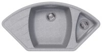 Кухонная мойка Dr. Gans Габи 25.050.E1015.408 102x51 из искусственного камня, серый