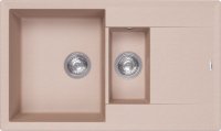 Кухонная мойка Florentina Тоскана 17.055.D0860.107 86x51 из кварцевого композита, песочный