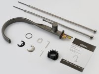 Смеситель для кухни ABBER Tanz AF8C14GM, оружейная сталь
