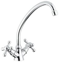 Смеситель для кухни Emmevi Stella 17207CR, хром