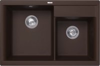 Кухонная мойка Florentina Касси 20.230.E0780.206 78x51 из кварцевого композита, брауни