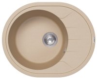 Кухонная мойка Florentina Родос 20.245.B0620.104 62x50 из кварцевого композита, бежевый
