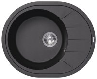 Кухонная мойка Florentina Родос 20.245.B0620.302 62x50 из кварцевого композита, антрацит