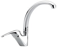 Смеситель для кухни Emmevi Ambra 9087G, черный гранит