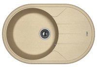 Кухонная мойка Florentina Лацио 20.295.C0780.104 78x51 из кварцевого композита, бежевый