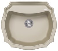 Кухонная мойка Florentina Эмилия 20.355.D0640.202 64x55 из кварцевого композита, шампань