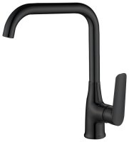 Смеситель для кухни ESKO Lagos black LG06B, черный