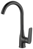 Смеситель для кухни ESKO Lagos black LG519B, черный