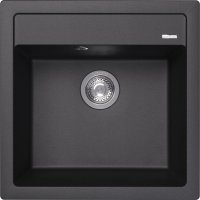 Кухонная мойка Florentina Липси 20.450.C0510.302 51x51 из кварцевого композита, антрацит