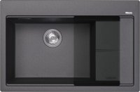 Кухонная мойка Florentina Россана 20.500.C0780.102 78x51 из кварцевого композита, черный