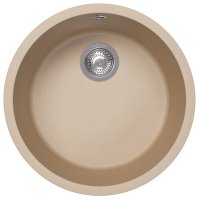 Кухонная мойка Florentina Вега 22.425.D0440.104 49x49 из кварцевого композита, бежевый