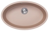 Кухонная мойка Florentina Вега овал 22.430.E0650.107 70x44 из кварцевого композита, песочный