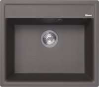 Кухонная мойка Florentina Консул 23.020.D0570.307 57x50 из кварцевого композита, серый шёлк