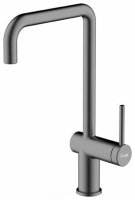 Смеситель для кухни FRAP F40808-9, оружейная сталь