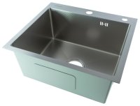 Кухонная мойка Fmark FSC5045L 50x45 стальная, сатин