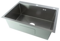 Кухонная мойка Fmark FSC6050L 60x50 стальная, сатин