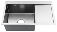 Кухонная мойка Fmark FSC7550L-L 75x50 стальная, сатин