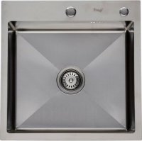 Кухонная мойка FRAP FS5050 50x50 стальная, сатин