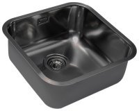 Кухонная мойка Grandex Aqua Select 44 2003333 45x45 стальная, графит