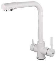 Смеситель для кухни FRAP F4352-8 с подключением фильтра, белый
