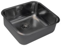 Кухонная мойка Grandex Aqua Select 49 2003343 50x45 стальная, графит