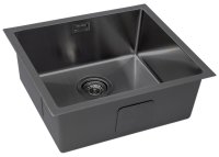 Кухонная мойка Grandex Aqua Proline 55 3002063 55x45 стальная, графит