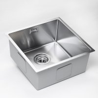 Кухонная мойка Grandex Aqua Proline 44 303413 44x44 стальная, сатин