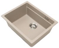 Кухонная мойка Grandex Aqua 500203 56x45 из кварцевого композита, бежевый