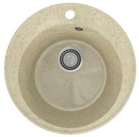 Кухонная мойка Maretti Китчен 475 KT475-BE 48x48 из искусственного камня, бежевый