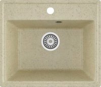 Кухонная мойка Maretti Китчен 490 KT490-BE 49x42 из искусственного камня, бежевый