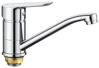 Смеситель для кухни FRAP H703 F45703-B, хром