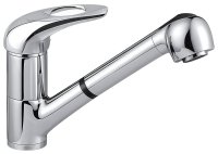 Смеситель для кухни FRAP H02 F6002-B с выдвижным изливом, хром