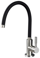 Смеситель для кухни GAPPO G1052-95 с гибким изливом, сатин