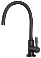 Смеситель для кухни GAPPO G1052-96 с гибким изливом, черный