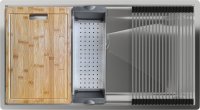 Кухонная мойка Rivelato 8044 UN 80x44 стальная, нержавеющая сталь