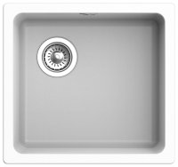 Кухонная мойка Rivelato BK-45 brina 49x46 из кварцевого композита, иней