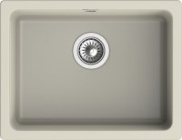 Кухонная мойка Rivelato BK-50 topazio 56x43 из кварцевого композита, топаз