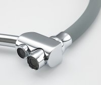 Смеситель для кухни GAPPO G4398-17 с подключением фильтра и гибким изливом, хром