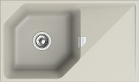 Кухонная мойка Rivelato LS-85 topazio 85x50 из кварцевого композита, топаз
