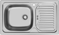 Кухонная мойка UKINOX Классика CLM760.435 --W6K 2L 76x44 стальная, матовая сталь
