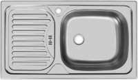 Кухонная мойка UKINOX Классика CLM760.435 -GW6K 1R 76x44 стальная, матовая сталь