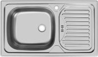 Кухонная мойка UKINOX Классика CLM760.435 -GW6K 2L 76x44 стальная, матовая сталь